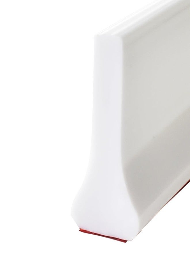 Duzzy 66 Inch Collapsible Shower Threshold Water Dam Shower Barrier and Retention System and Keeps Water Inside Threshold - Image 1